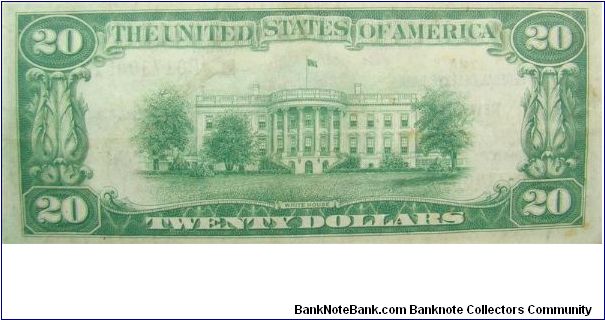 Banknote from USA year 1929