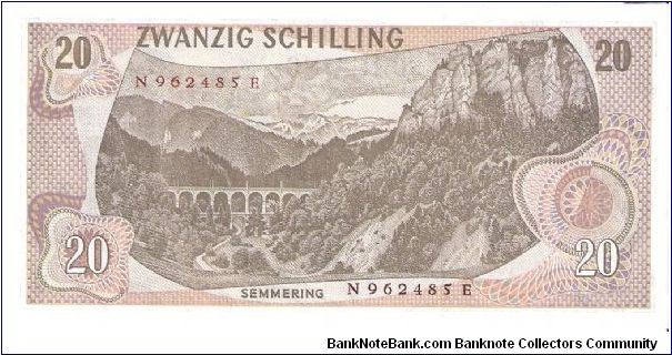 Banknote from Austria year 1967