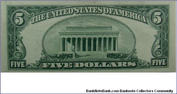 Banknote from USA year 1953