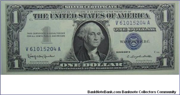 $1 Silver Certificate
Granahan/Dillon Banknote