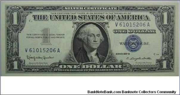 $1 Silver Certificate
Granahan/Dillon Banknote