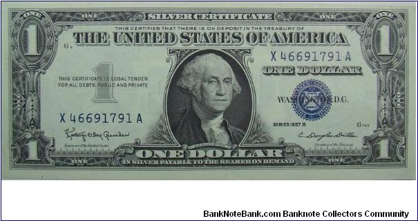 $1 Silver Certificate
Granahan/Dillon Banknote