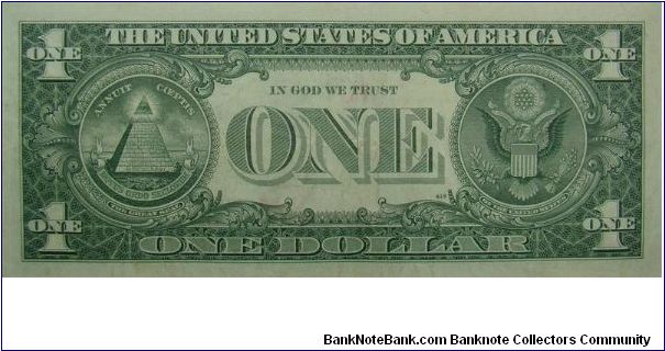 Banknote from USA year 1957