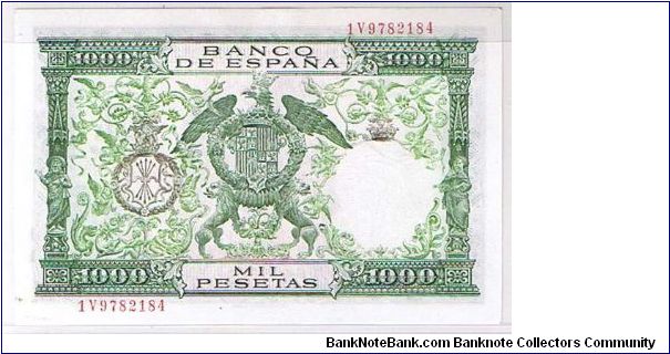 Banknote from Spain year 1957