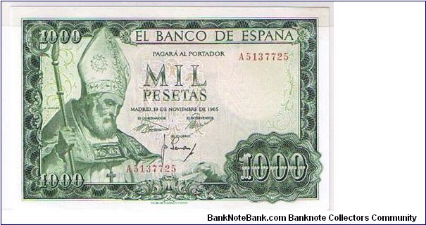 1000 PESETAS Banknote