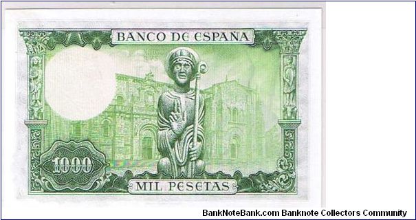 Banknote from Spain year 1965