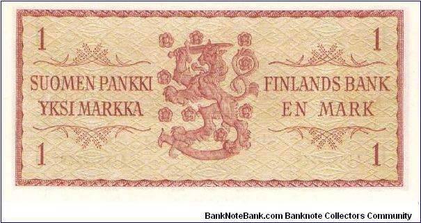 Banknote from Finland year 1963