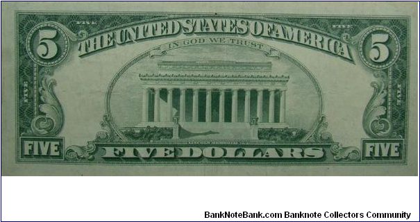 Banknote from USA year 1963