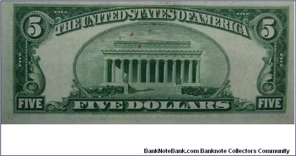 Banknote from USA year 1928