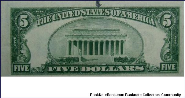 Banknote from USA year 1934