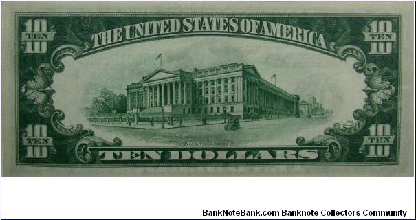 Banknote from USA year 1934
