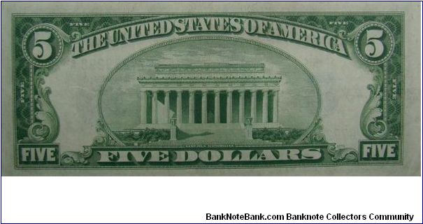 Banknote from USA year 1934