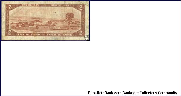 Banknote from Canada year 1954