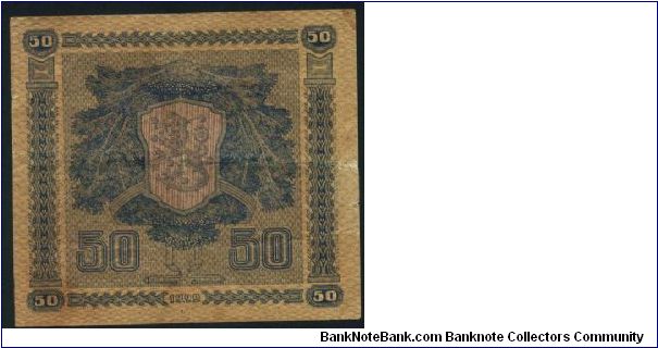 Banknote from Finland year 1922