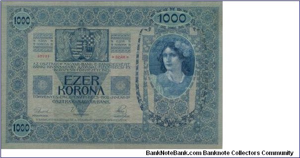 1000 Korona Banknote