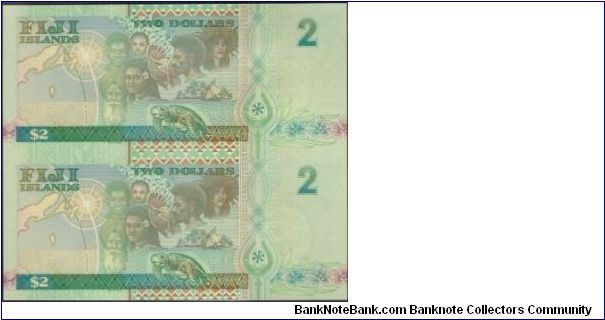 Banknote from Fiji year 2000