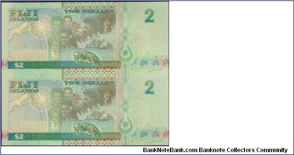 Banknote from Fiji year 2000