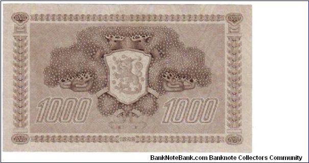 Banknote from Finland year 1922