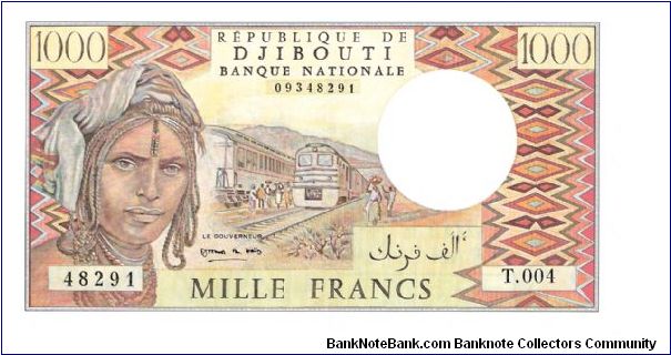 1000 francs; 1988 Banknote