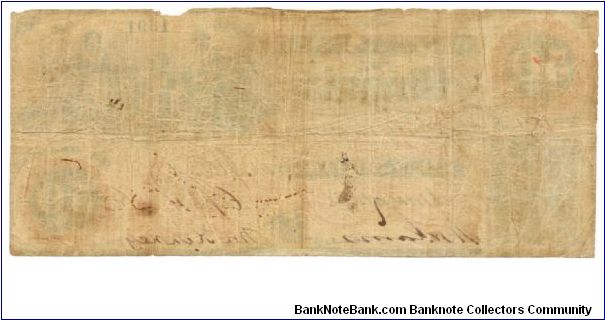 Banknote from USA year 1860