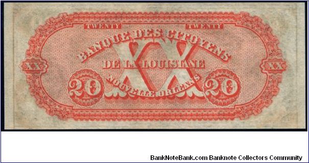 Banknote from USA year 1860