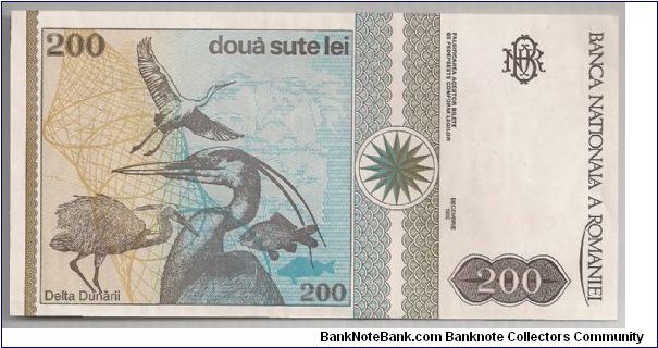 Banknote from Romania year 1992