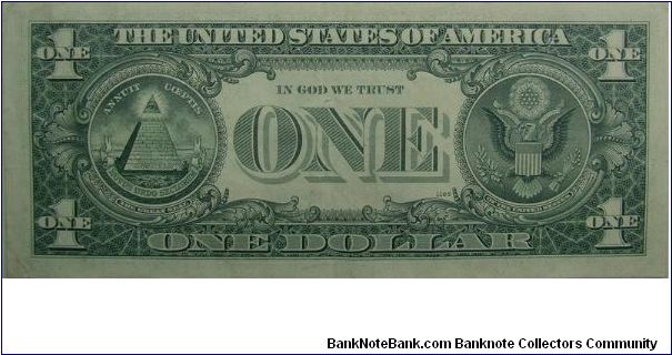 Banknote from USA year 1969