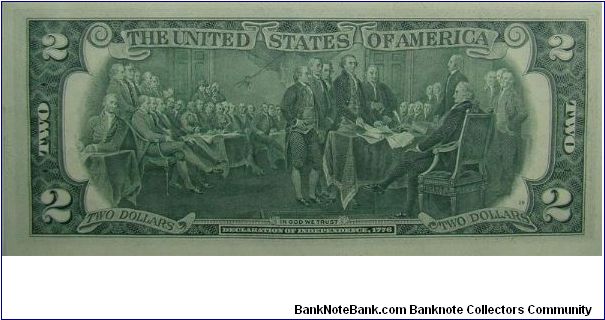 Banknote from USA year 1976