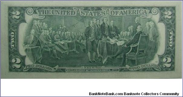 Banknote from USA year 1976