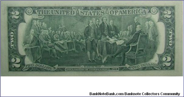 Banknote from USA year 1976