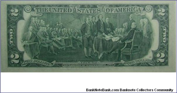 Banknote from USA year 1976