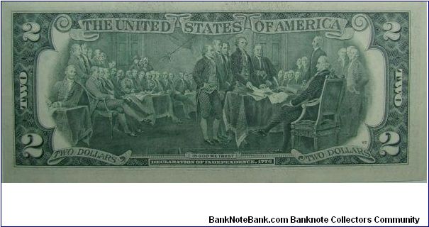 Banknote from USA year 1976