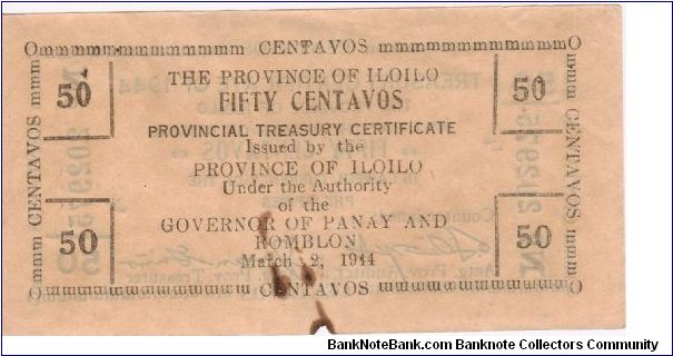 Banknote from Philippines year 1944