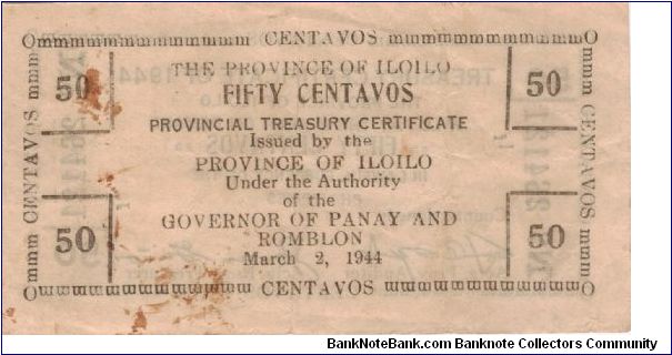 Banknote from Philippines year 1944