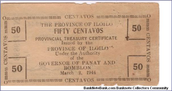 Banknote from Philippines year 1944