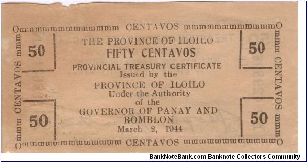 Banknote from Philippines year 1944