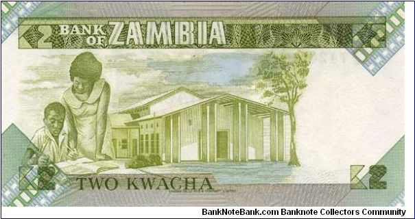 Banknote from Zambia year 1988