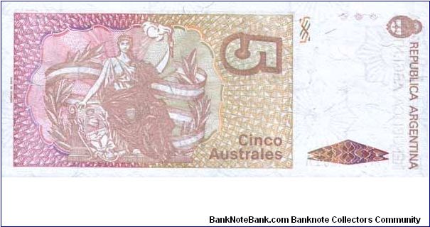 Banknote from Argentina year 1986