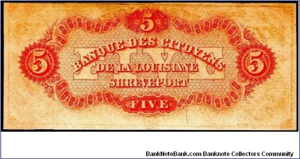 Banknote from USA year 1860