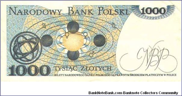 Banknote from Poland year 1982