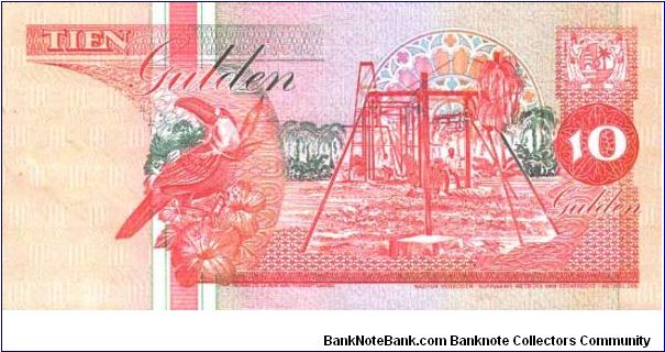 Banknote from Suriname year 1996