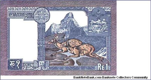 Banknote from Nepal year 1990