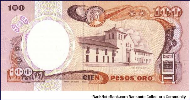 Banknote from Colombia year 1986