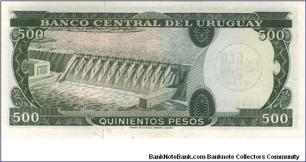 Banknote from Uruguay year 1975