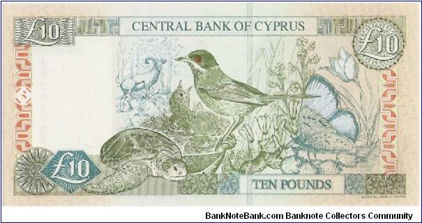 Banknote from Cyprus year 2005