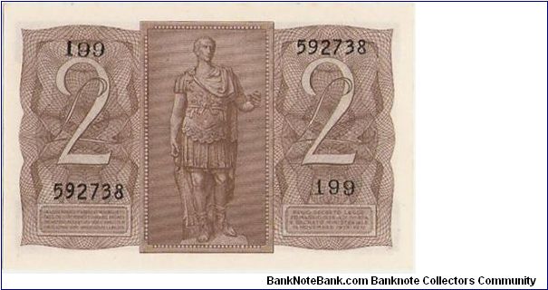 Banknote from Italy year 1939