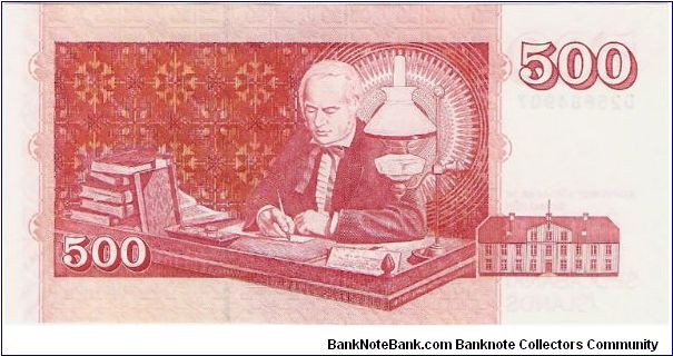 Banknote from Iceland year 2001