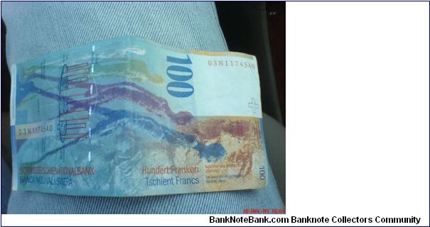 Banknote from Switzerland year 2005
