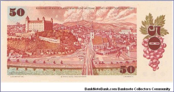 Banknote from Czech Republic year 1987