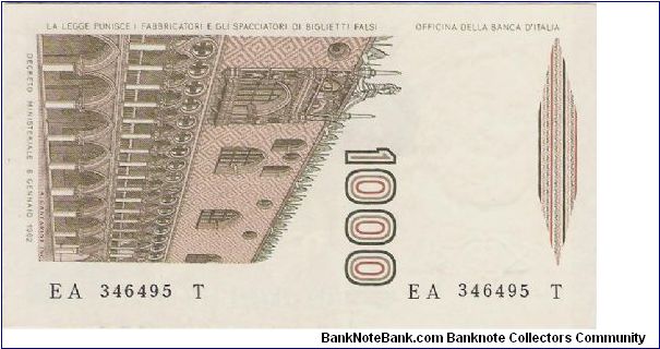 Banknote from Italy year 1982